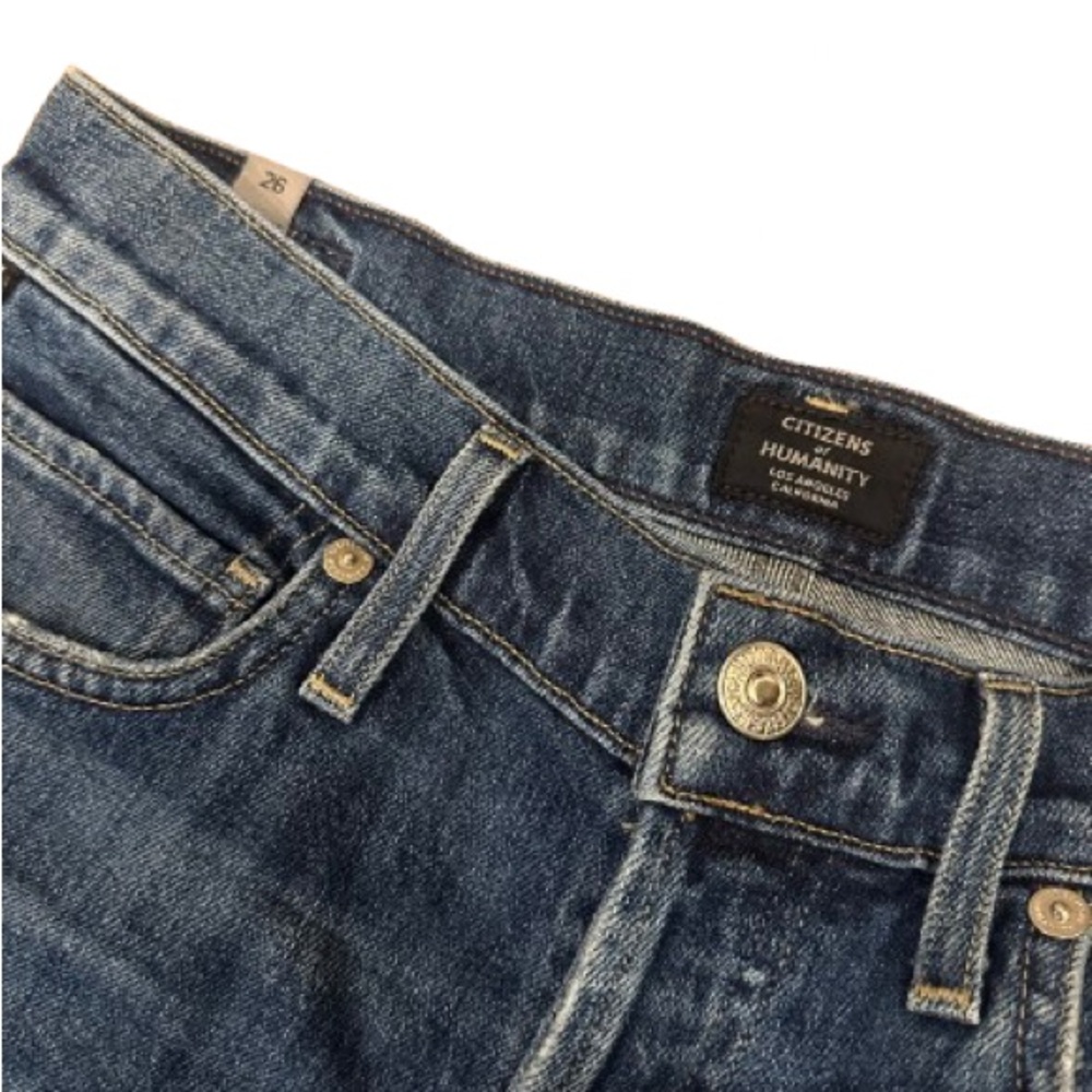 Citizens of Humanity Blue Jeans women’s Olivia High Rise Slim Ankle size 26